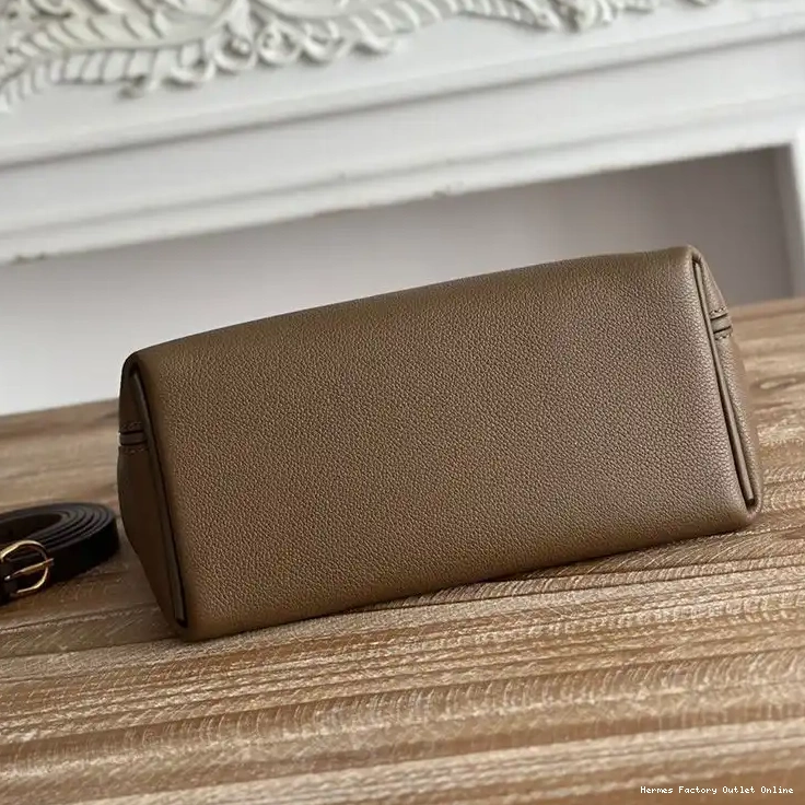 Cheap Coffee 24 Hermes Bag Leather In Swift Gold Evercolor Mini 24 Hardware 0420